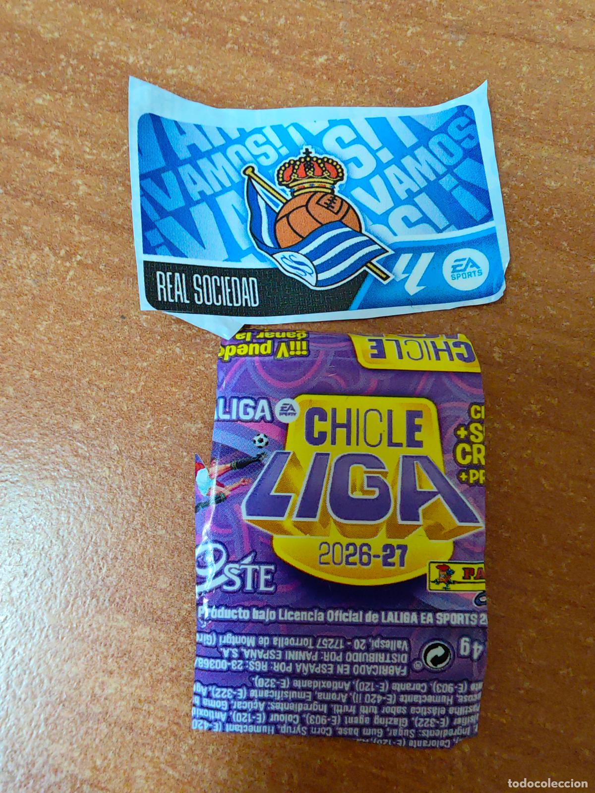 Cromos de Futebol: CROMO CHICLES LIGA ESTE 2026/2027 (ESCUDO )REAL SOCIEDAD
