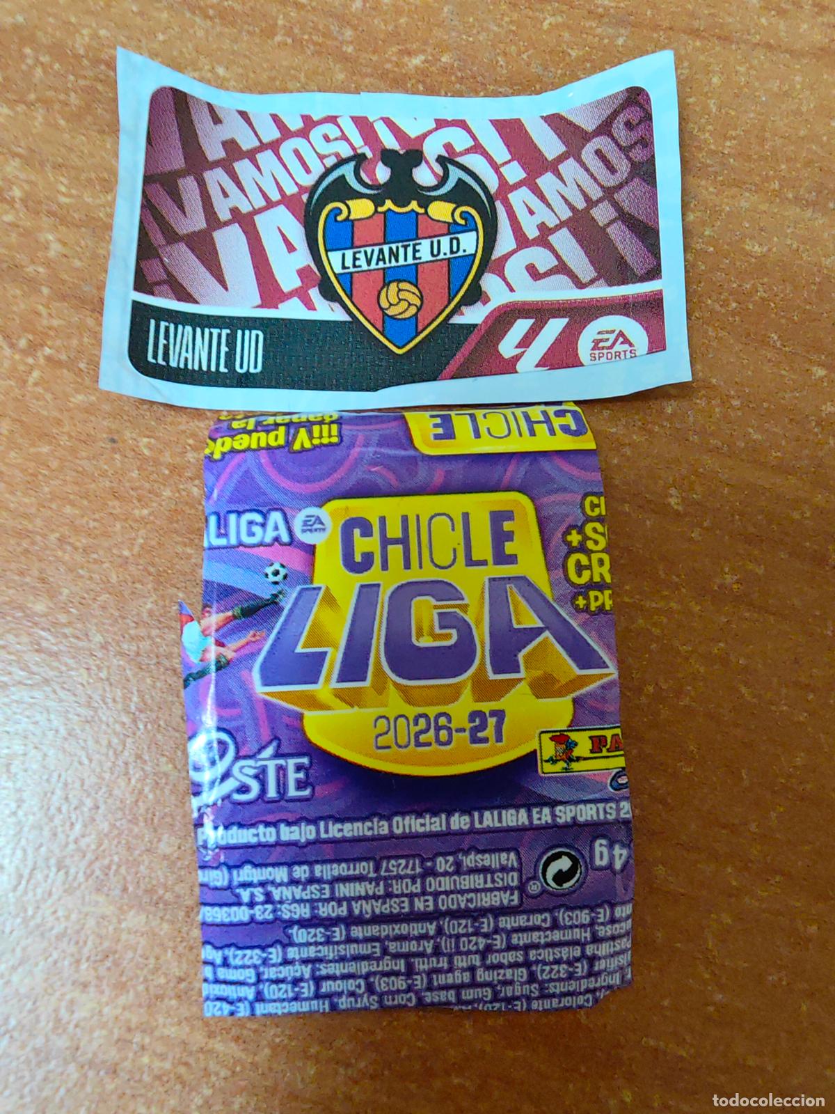 Cromos de f&uacute;tbol: CROMO CHICLES LIGA ESTE 2026/2027 (ESCUDO ) LEVANTE