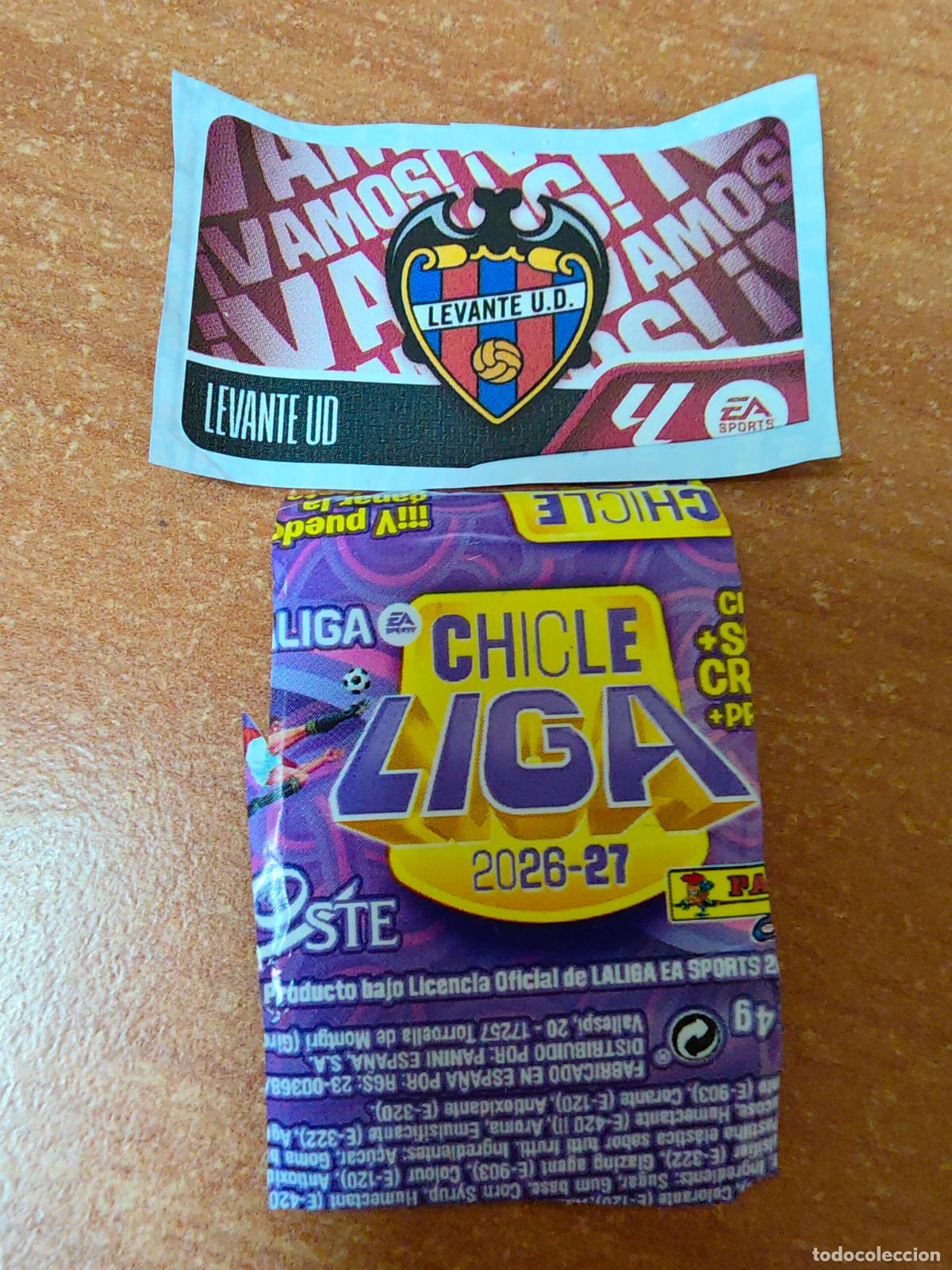 Cromos de f&uacute;tbol: CROMO CHICLES LIGA ESTE 2026/2027 (ESCUDO ) LEVANTE