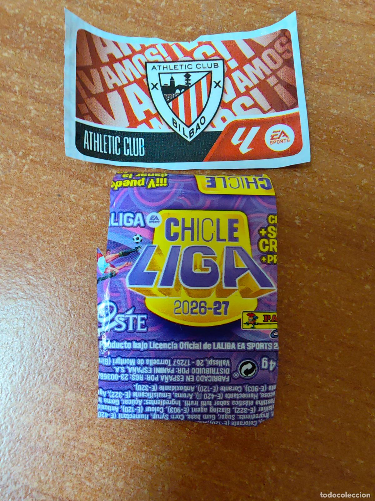 Cromos de f&uacute;tbol: CROMO CHICLES LIGA ESTE 2026/2027 (ESCUDO ) BILBAO