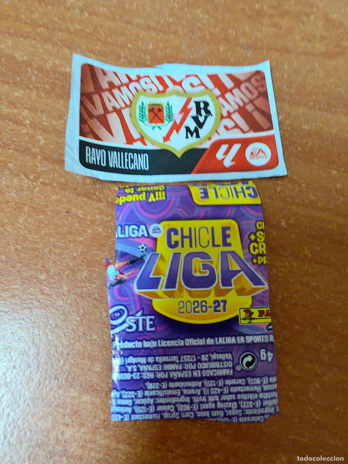 Cromos de f&uacute;tbol: CROMO CHICLES LIGA ESTE 2026/2027 (ESCUDO ) RAYO VALLECANO