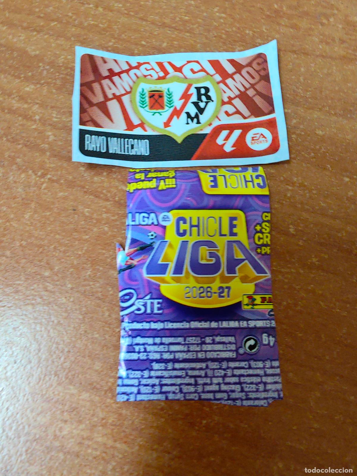 Cromos de f&uacute;tbol: CROMO CHICLES LIGA ESTE 2026/2027 (ESCUDO ) RAYO VALLECANO