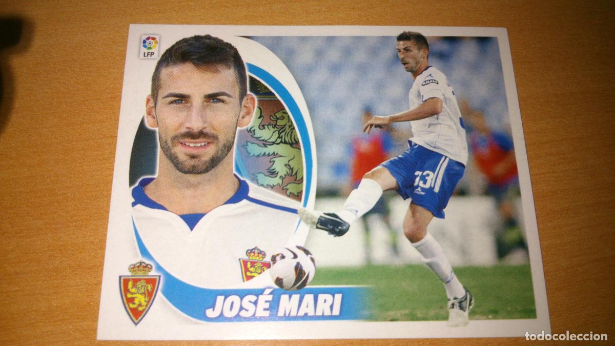 Cromos de f&uacute;tbol: TEMPORADA 2012 2013 12 13 COLOCA ZARAGOZA N&ordm; 9 BIS JOSE MARI NUEVO SIN PEGAR