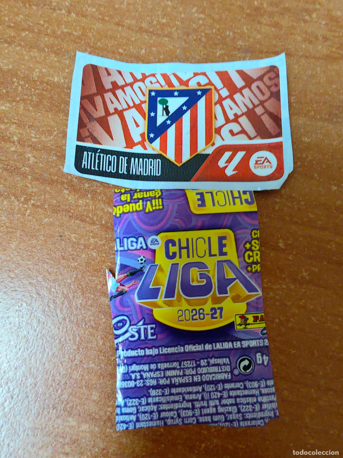 Cromos de f&uacute;tbol: CROMO CHICLES LIGA ESTE 2026/2027 (ESCUDO ) AT DE MADRID