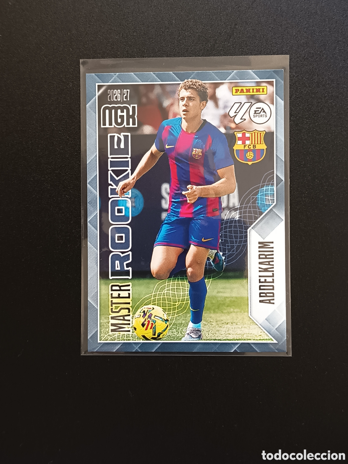 Cromos de f&uacute;tbol: Cromo card Megacracks 2026-27 M&aacute;ster Rookie Abdelkarim 406