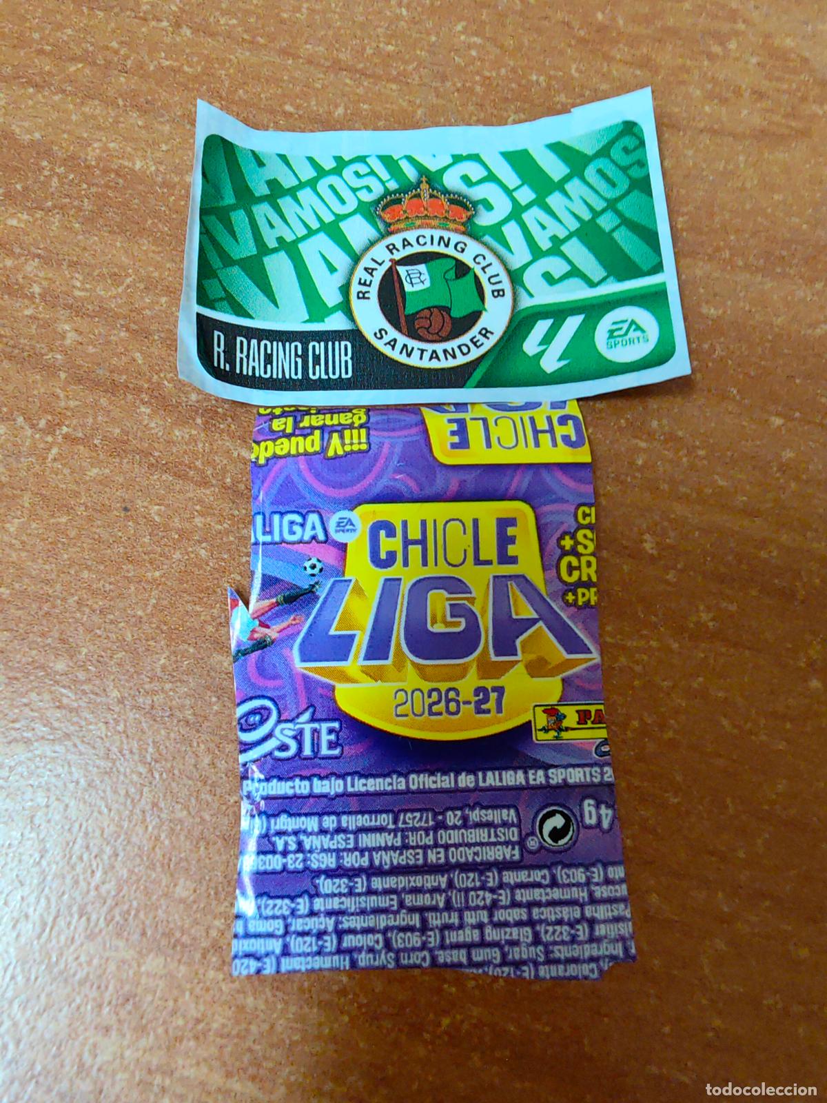 Cromos de f&uacute;tbol: CROMO CHICLES LIGA ESTE 2026/2027 (ESCUDO ) RACING DE SANTANDER