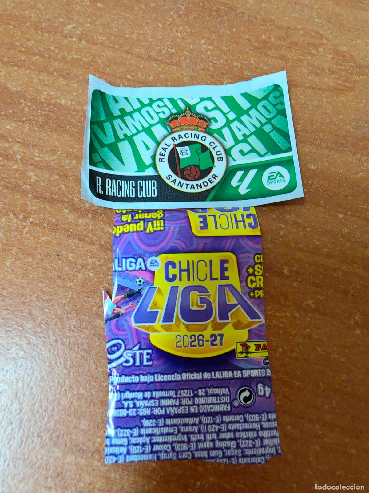 Cromos de f&uacute;tbol: CROMO CHICLES LIGA ESTE 2026/2027 (ESCUDO ) RACING DE SANTANDER
