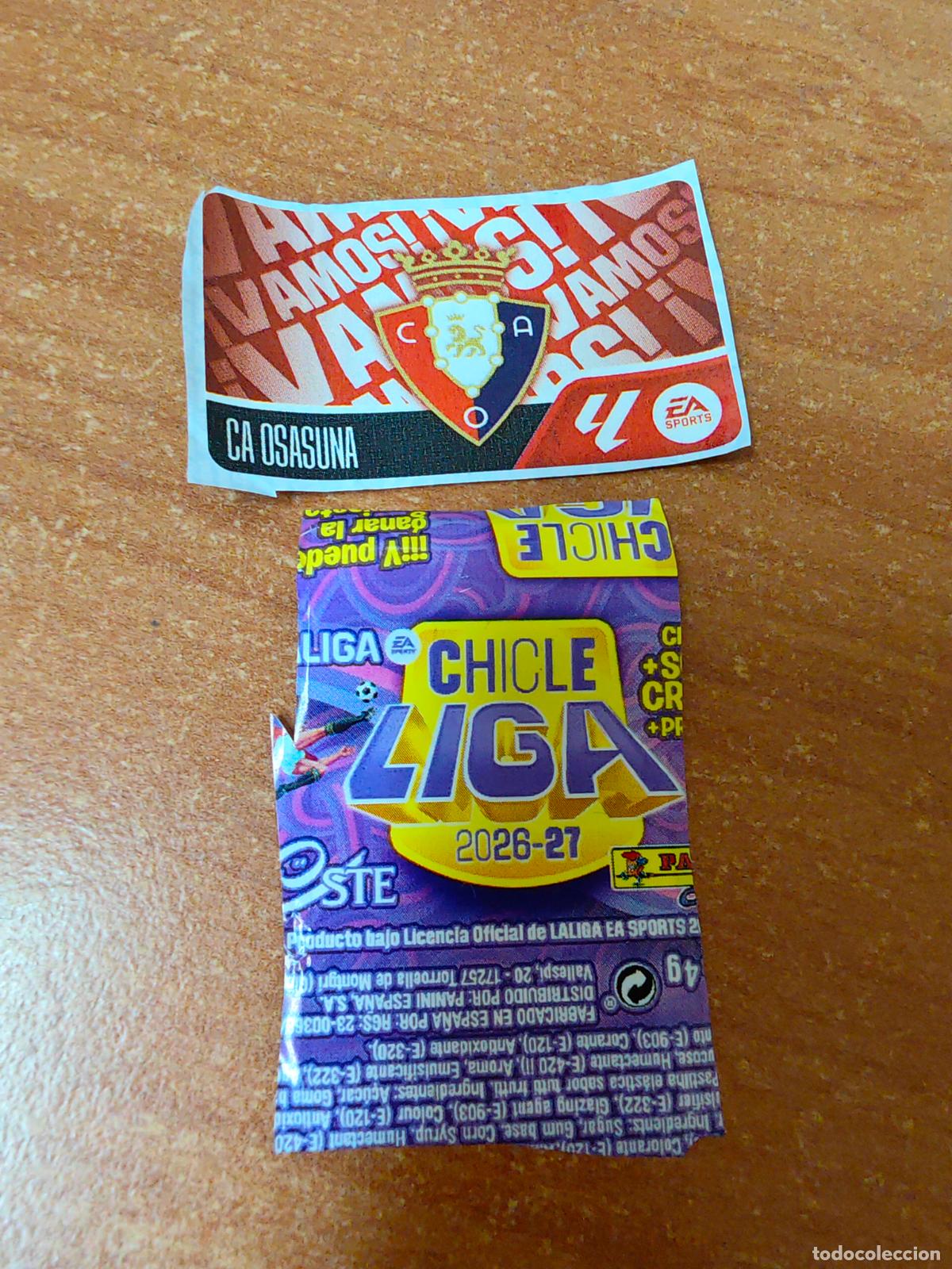 Cromos de f&uacute;tbol: CROMO CHICLES LIGA ESTE 2026/2027 (ESCUDO ) OSASUNA