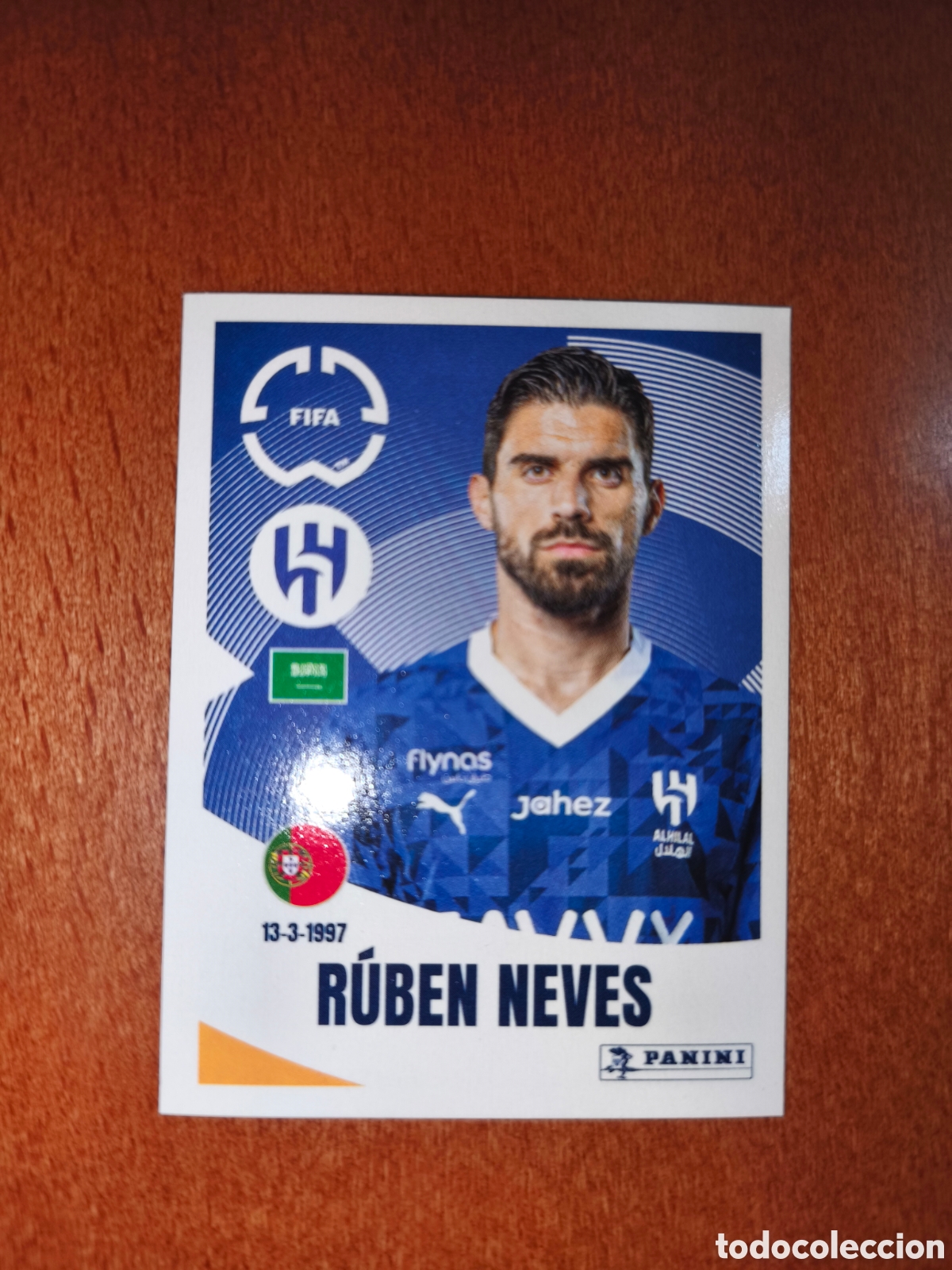 Cromos de f&uacute;tbol: Rub&eacute;n Neves n&deg;504 Fifa Club World Cup 2025 Al-Hilal