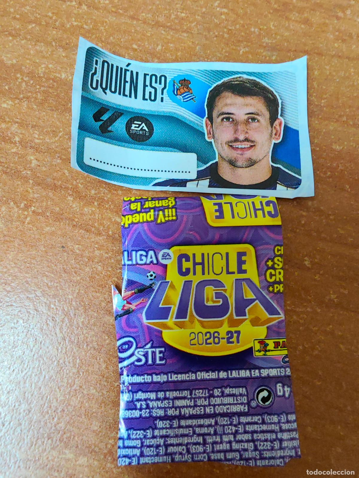 Fu&szlig;ball-Sticker: CROMO CHICLES LIGA ESTE 2026/2027 ( &iquest;QUIEN ES? ) REAL SOCIEDAD