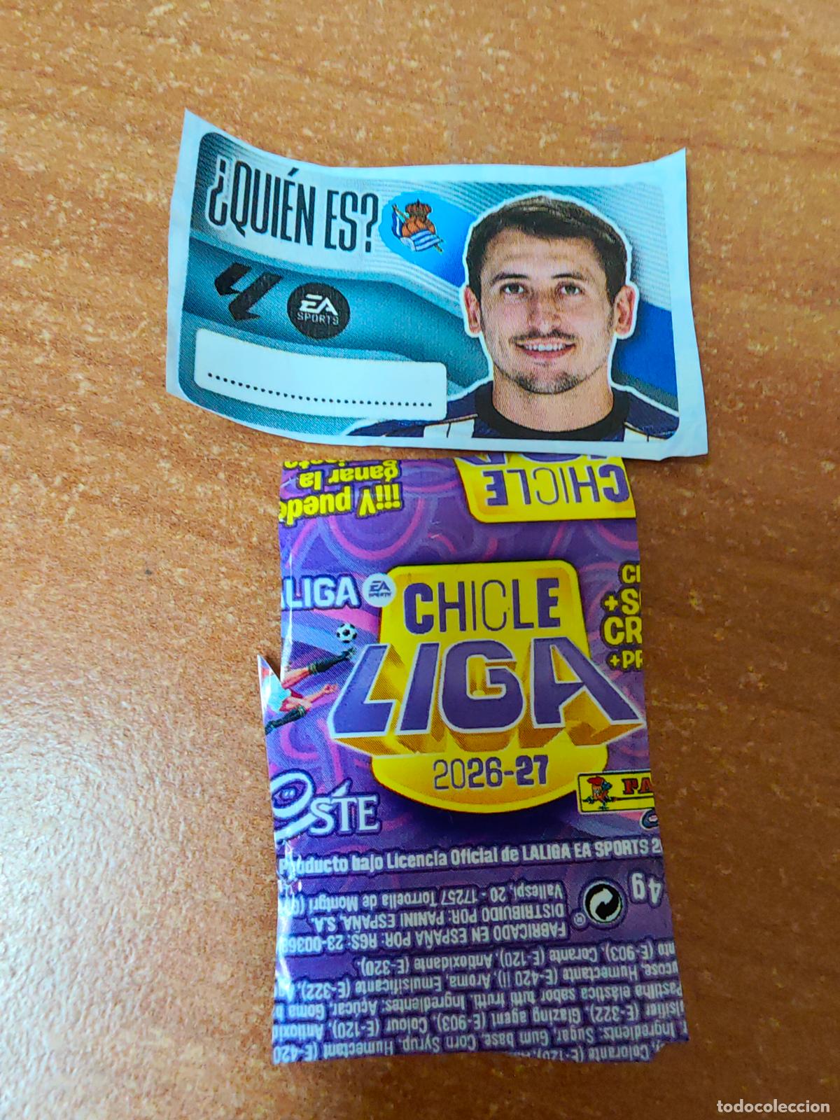 Cromos de f&uacute;tbol: CROMO CHICLES LIGA ESTE 2026/2027 ( &iquest;QUIEN ES? ) REAL SOCIEDAD