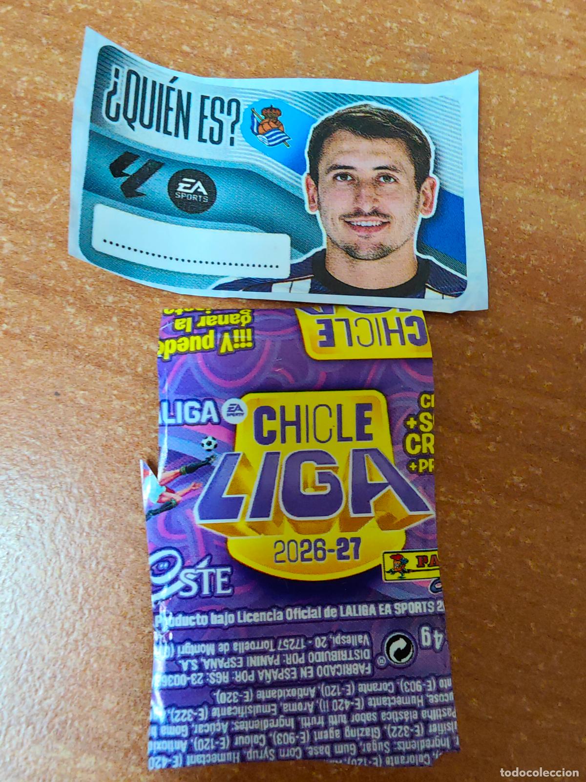 Cromos de f&uacute;tbol: CROMO CHICLES LIGA ESTE 2026/2027 ( &iquest;QUIEN ES? ) REAL SOCIEDAD