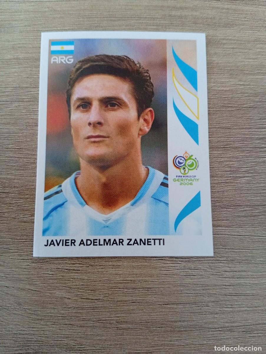 Cromos de f&uacute;tbol: JAVIER ALDEMAR ZANETTI 176 ARGENTINA ALEMANIA 2006 06 SIN PEGAR NUNCA PEGADO