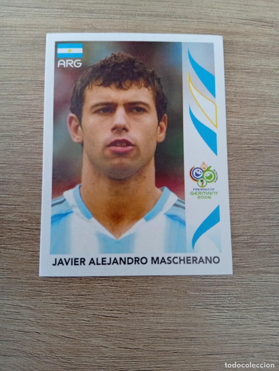 Cromos de f&uacute;tbol: JAVIER ALEJANDRO MASCHERANO 180 ARGENTINA ALEMANIA 2006 06 SIN PEGAR NUNCA PEGADO
