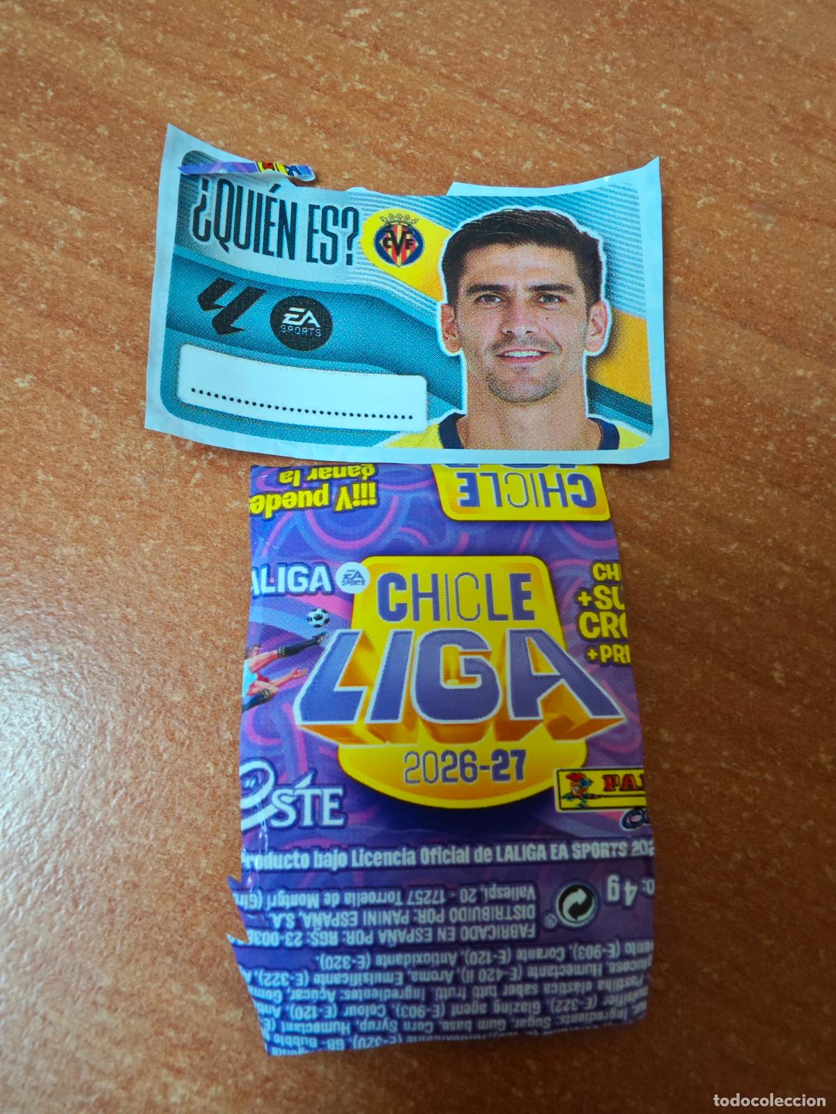 Cromos de f&uacute;tbol: CROMO CHICLES LIGA ESTE 2026/2027 ( &iquest;QUIEN ES? ) VILLAREAL