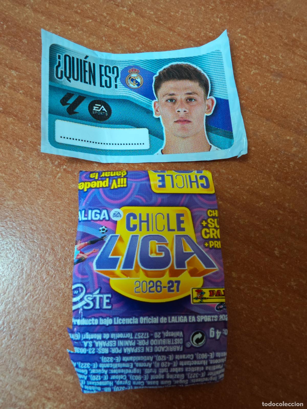Cromos de f&uacute;tbol: CROMO CHICLES LIGA ESTE 2026/2027 ( &iquest;QUIEN ES? ) REAL MADRID
