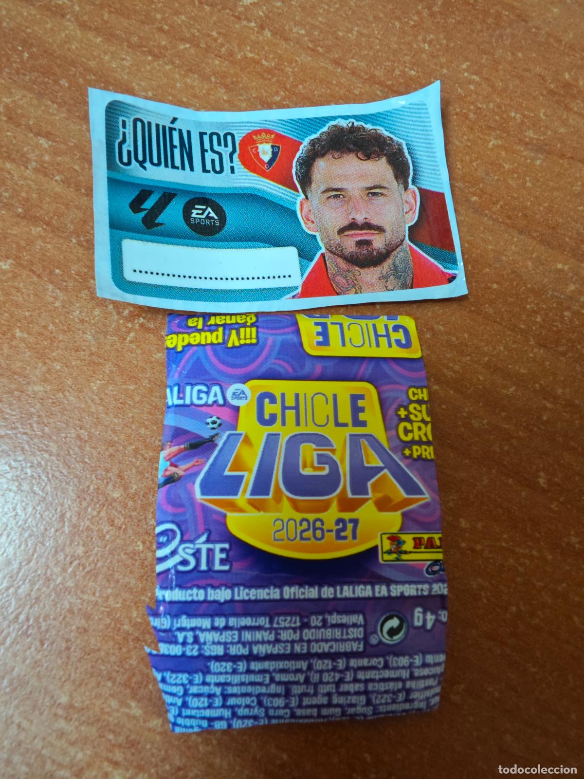Cromos de f&uacute;tbol: CROMO CHICLES LIGA ESTE 2026/2027 ( &iquest;QUIEN ES? ) OSASUNA