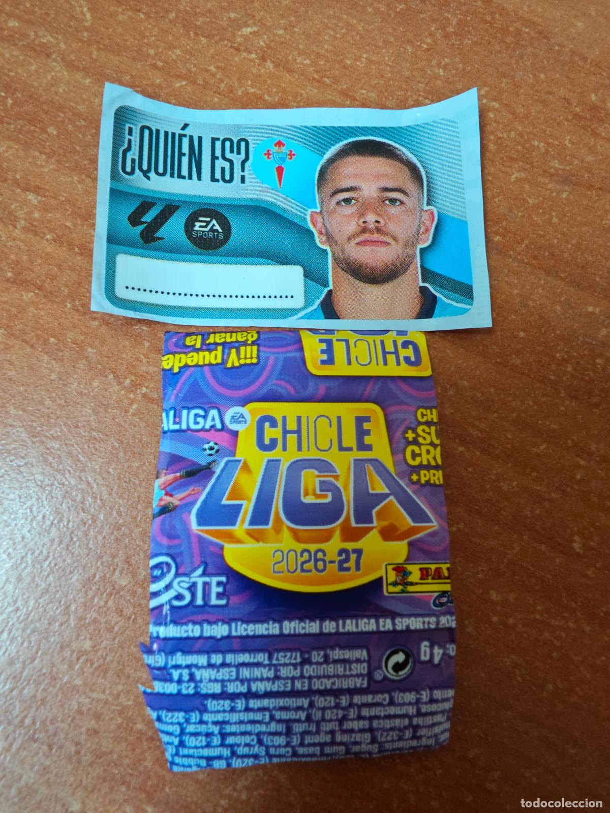 Cromos de f&uacute;tbol: CROMO CHICLES LIGA ESTE 2026/2027 ( &iquest;QUIEN ES? ) CELTA