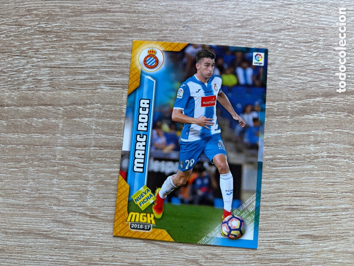 Cromos de f&uacute;tbol: 277 BIS MARC ROCA NUEVA FICHA MEGACRACKS MGK 2016 2017 16 17 RCD ESPANYOL