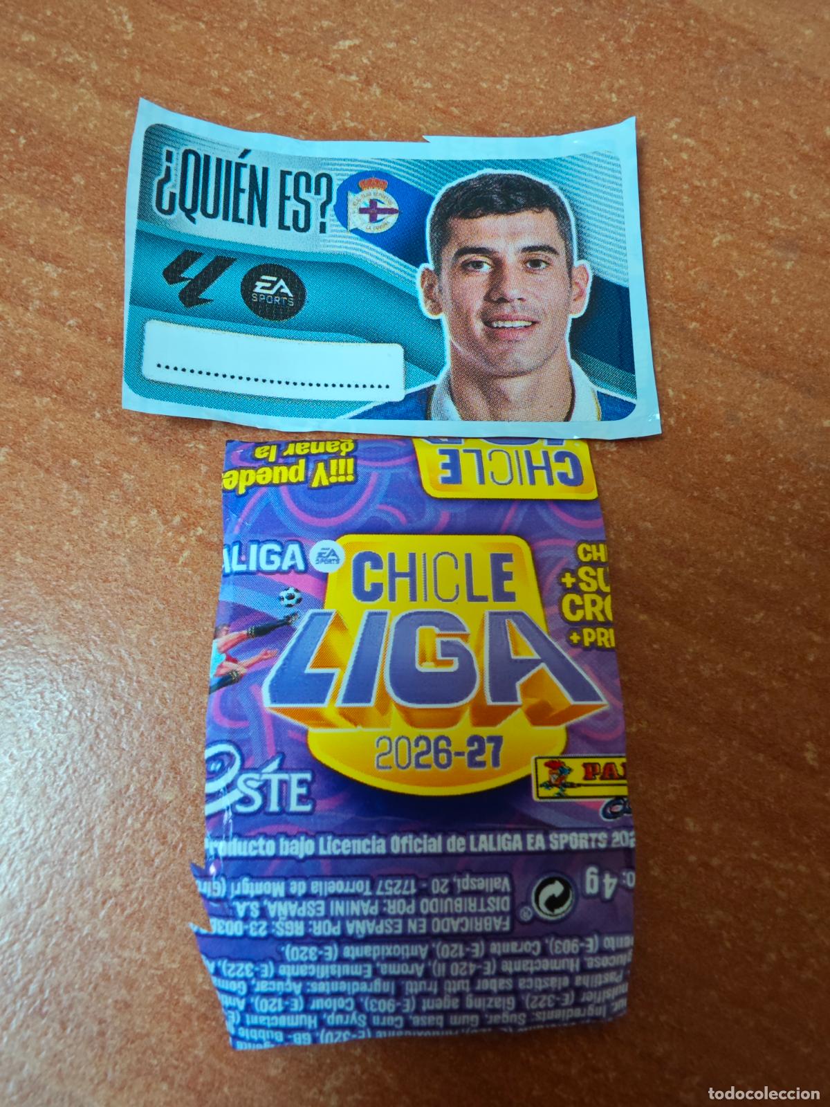 Cromos de f&uacute;tbol: CROMO CHICLES LIGA ESTE 2026/2027 ( &iquest;QUIEN ES? ) DEPOR