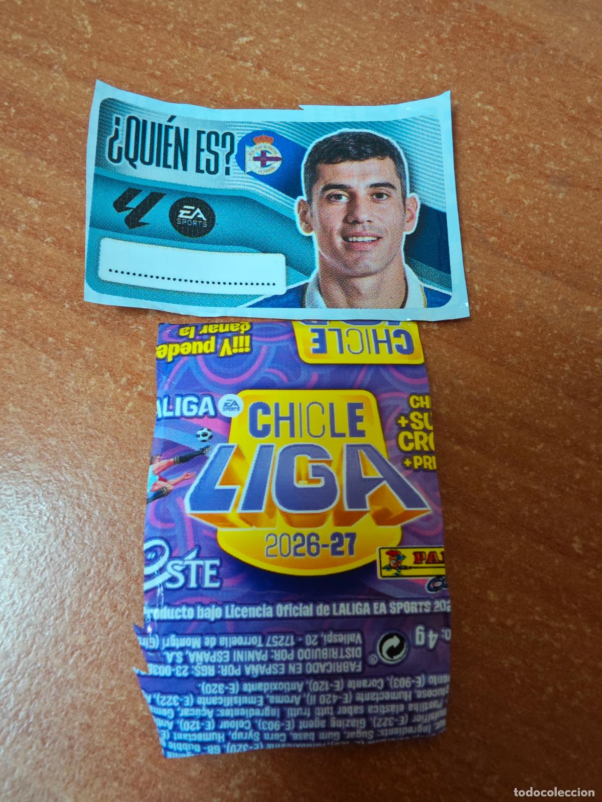 Cromos de f&uacute;tbol: CROMO CHICLES LIGA ESTE 2026/2027 ( &iquest;QUIEN ES? ) DEPOR