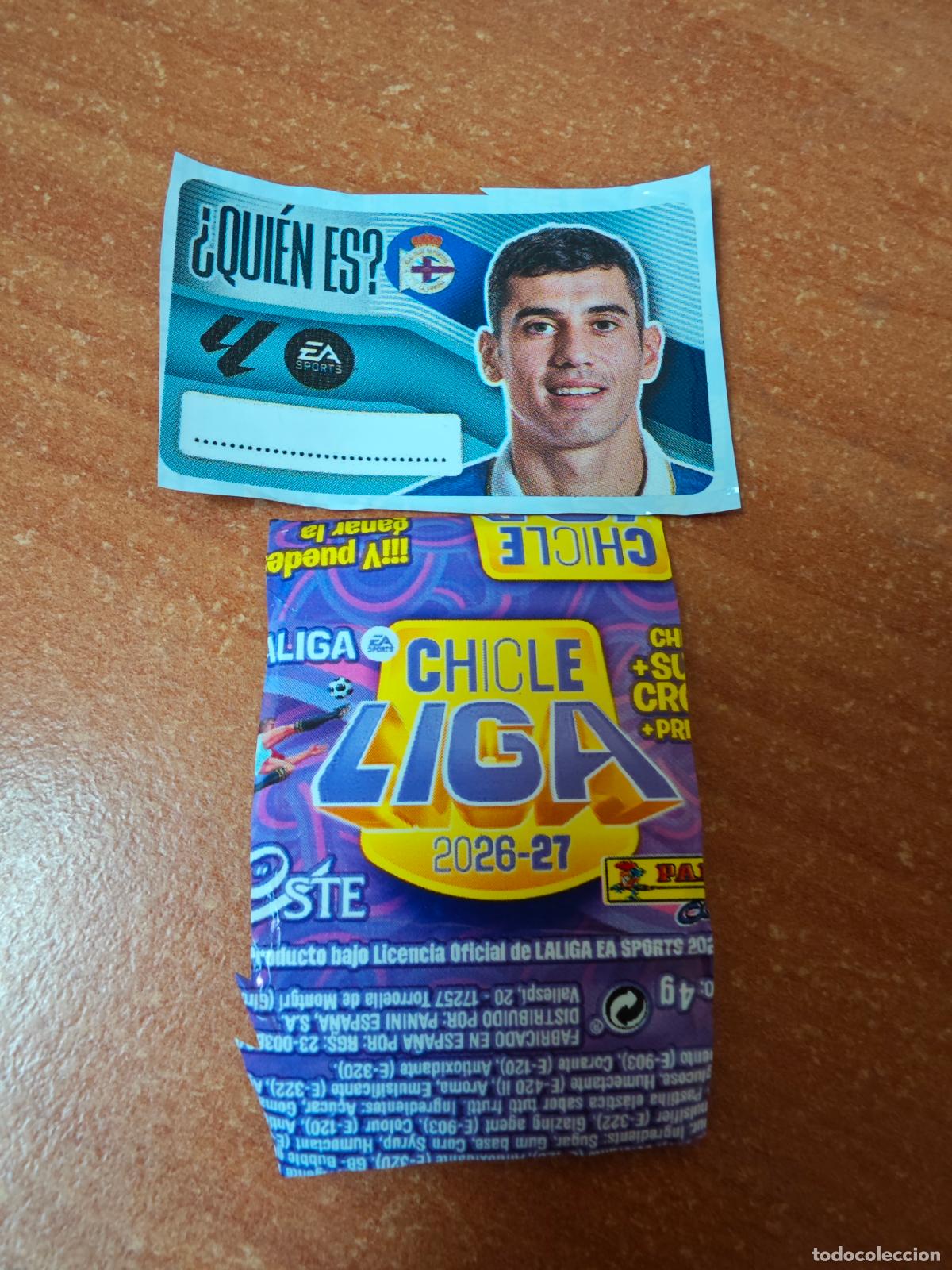 Cromos de f&uacute;tbol: CROMO CHICLES LIGA ESTE 2026/2027 ( &iquest;QUIEN ES? ) DEPOR