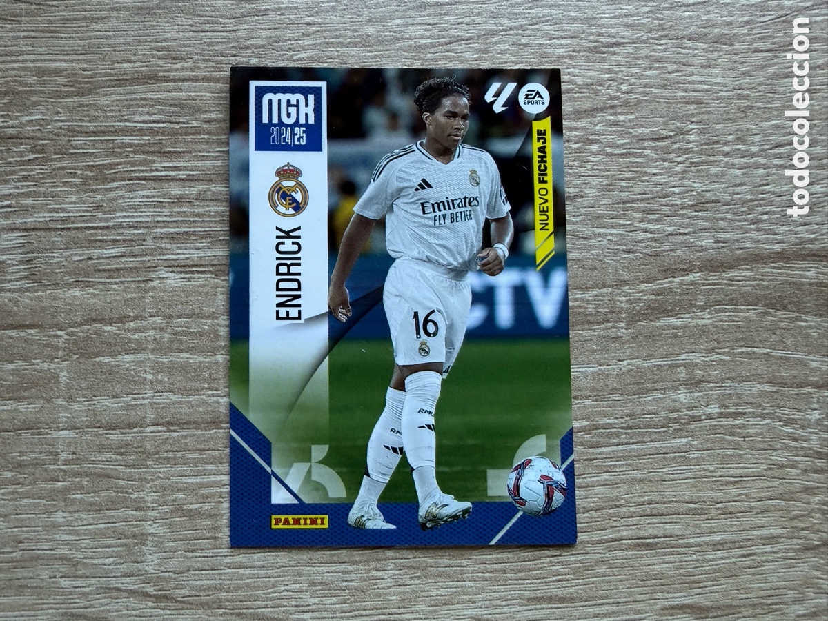 Cromos de f&uacute;tbol: 444 ENDRICK NUEVO FICHAJE MEGACRACKS MGK 2024 2025 24 25 REAL MADRID
