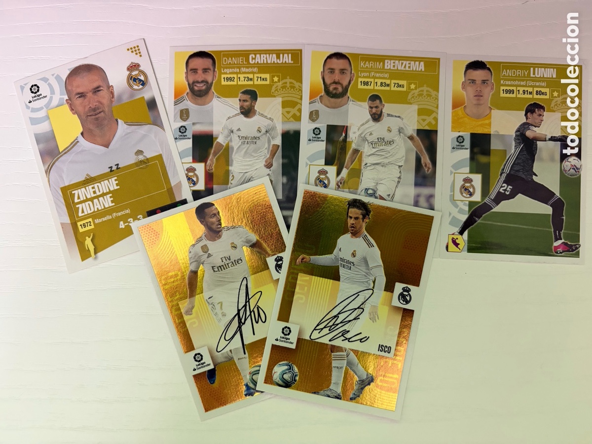 Cromos de f&uacute;tbol: LOTE REAL MADRID LIGA ESTE EDICIONES ESTE 2020 2021 20 21