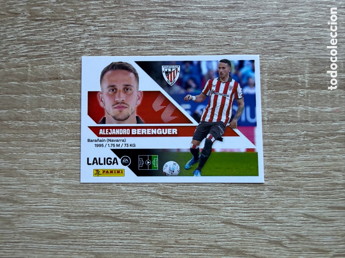 Cromos de f&uacute;tbol: 16 BERENGUER COLECCIONES ESTE LIGA 2026 2027 26 27 ATHLETIC CLUB
