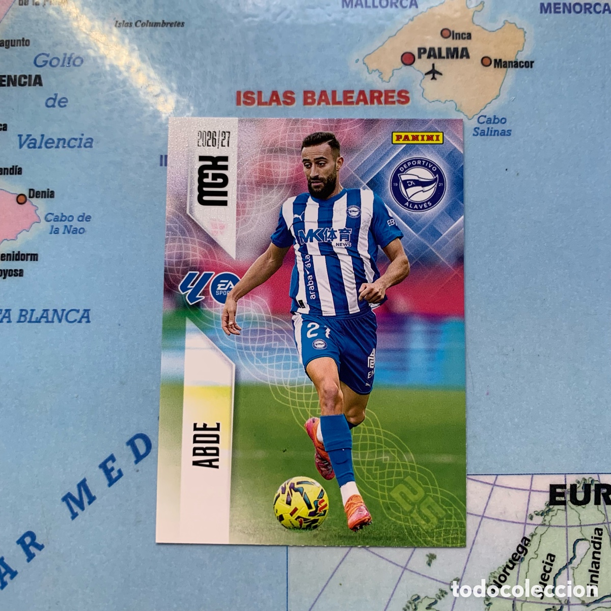Figurine di Calcio: Abde n&uacute;mero 34 del Alav&eacute;s megacracks 26-27 2026-2027