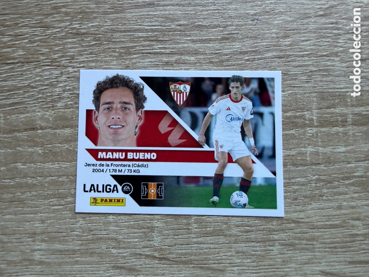 Figurine di Calcio: 16 MANU BUENO COLECCIONES ESTE LIGA 2026 2027 26 27 SEVILLA FC
