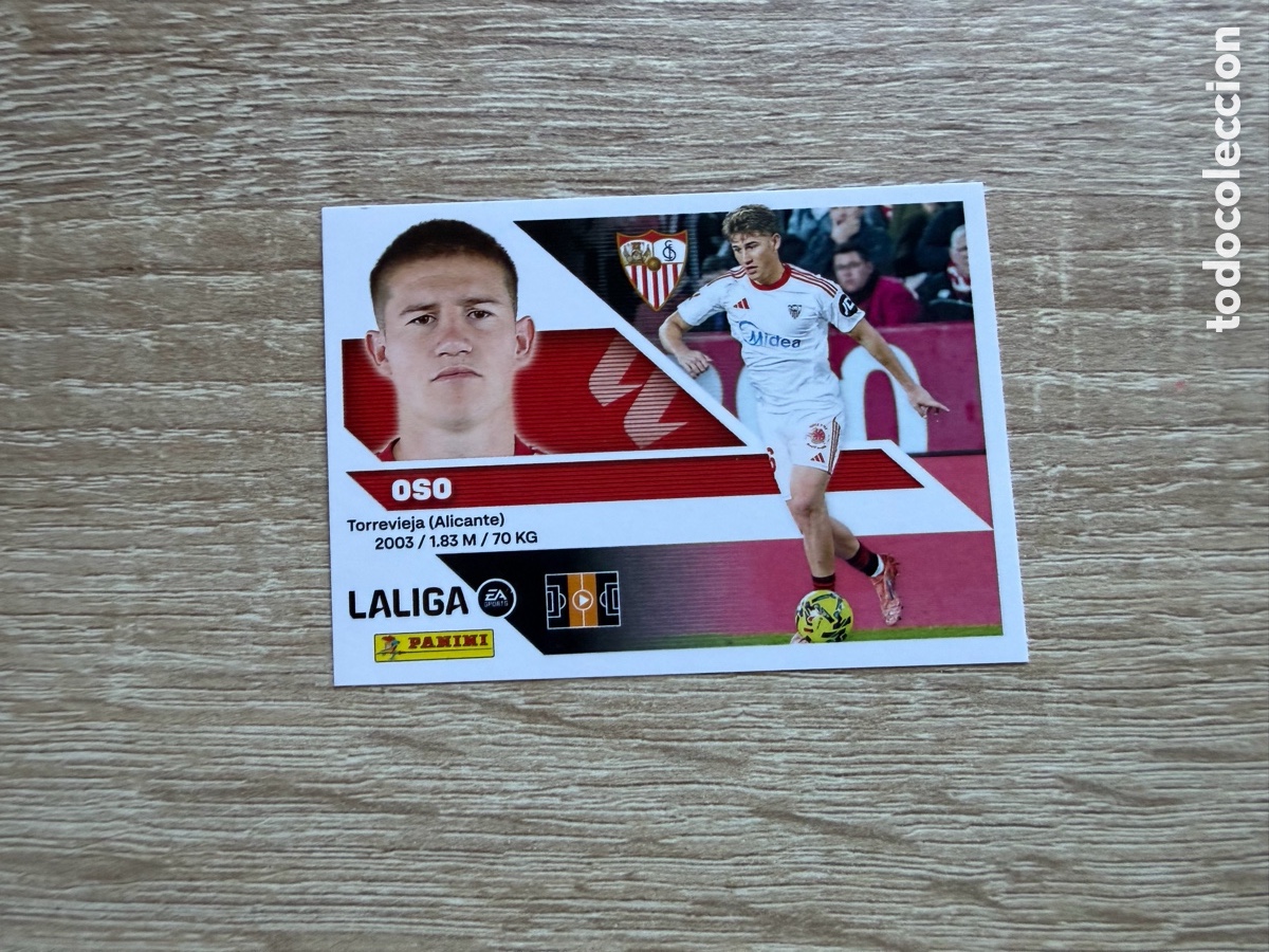 Figurine di Calcio: 11 OSO COLECCIONES ESTE LIGA 2026 2027 26 27 SEVILLA FC