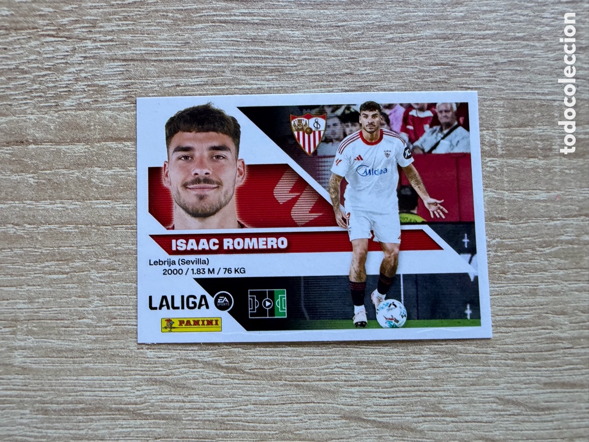 Cromos de f&uacute;tbol: 20 ISAAC ROMERO COLECCIONES ESTE LIGA 2026 2027 26 27 SEVILLA FC