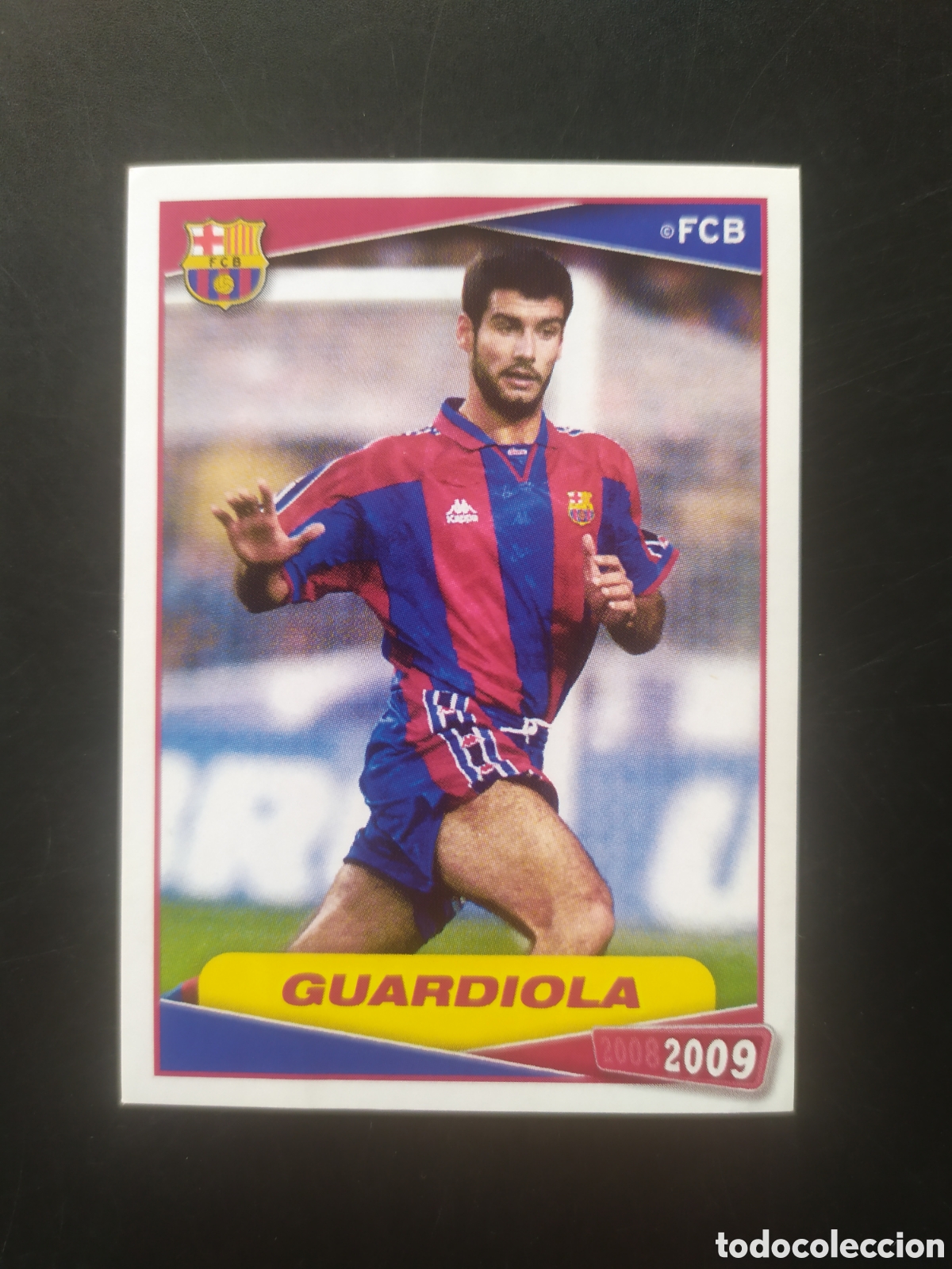 Cromos de f&uacute;tbol: FC Barcelona colecci&oacute;n oficial 2008 2009 08 09 panini n&deg; 168 Guardiola sin pegar