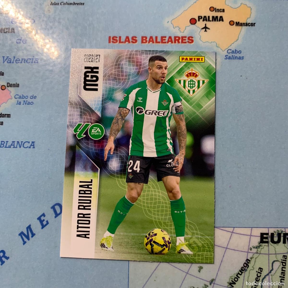 Cromos de f&uacute;tbol: Aitor Ruibal n&uacute;mero 94 del Betis megacracks 26-27 2026-2027