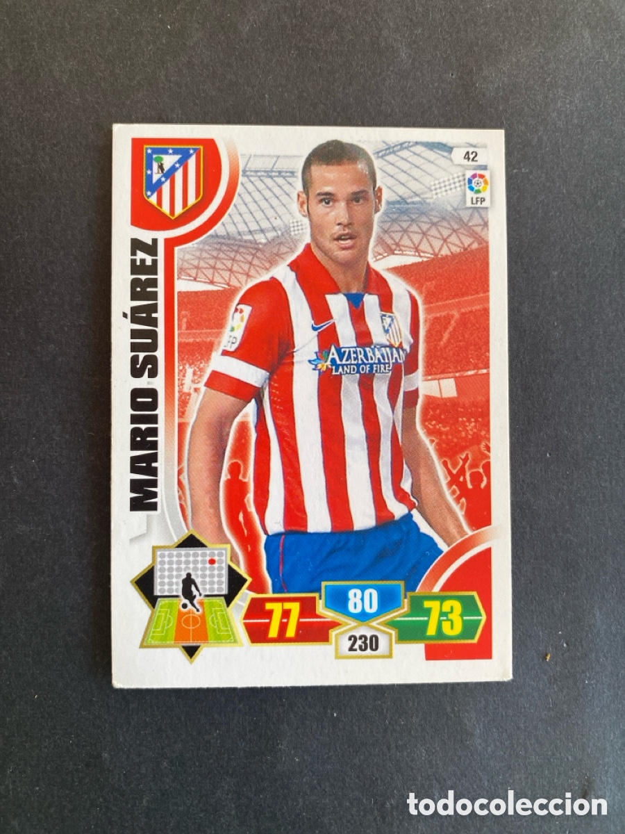 Cromos de f&uacute;tbol: Cromo Adrenalyn 13/14 Atl&eacute;tico N* 42
