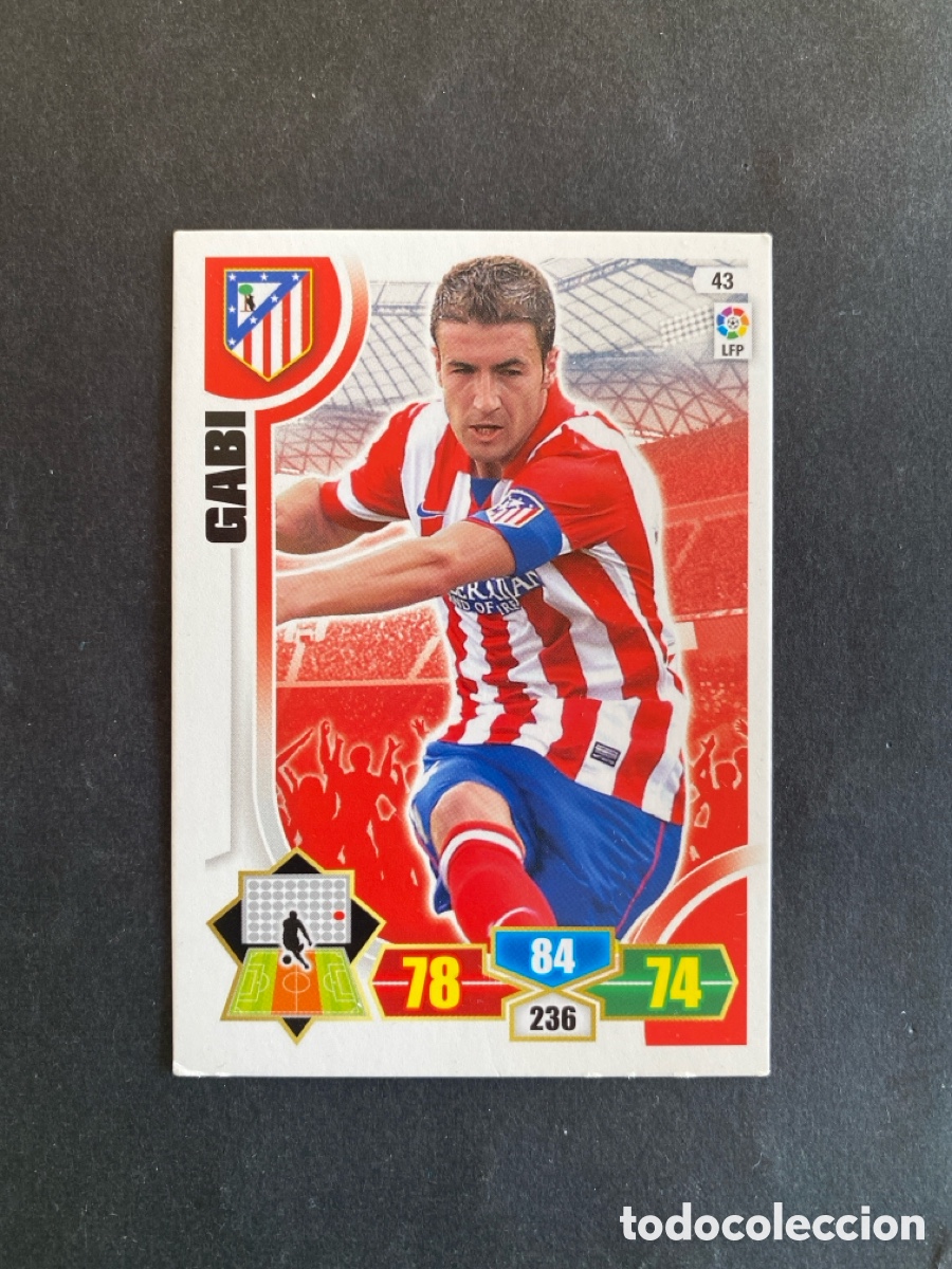 Fu&szlig;ball-Sticker: Cromo Adrenalyn 13/14 Atl&eacute;tico N* 43