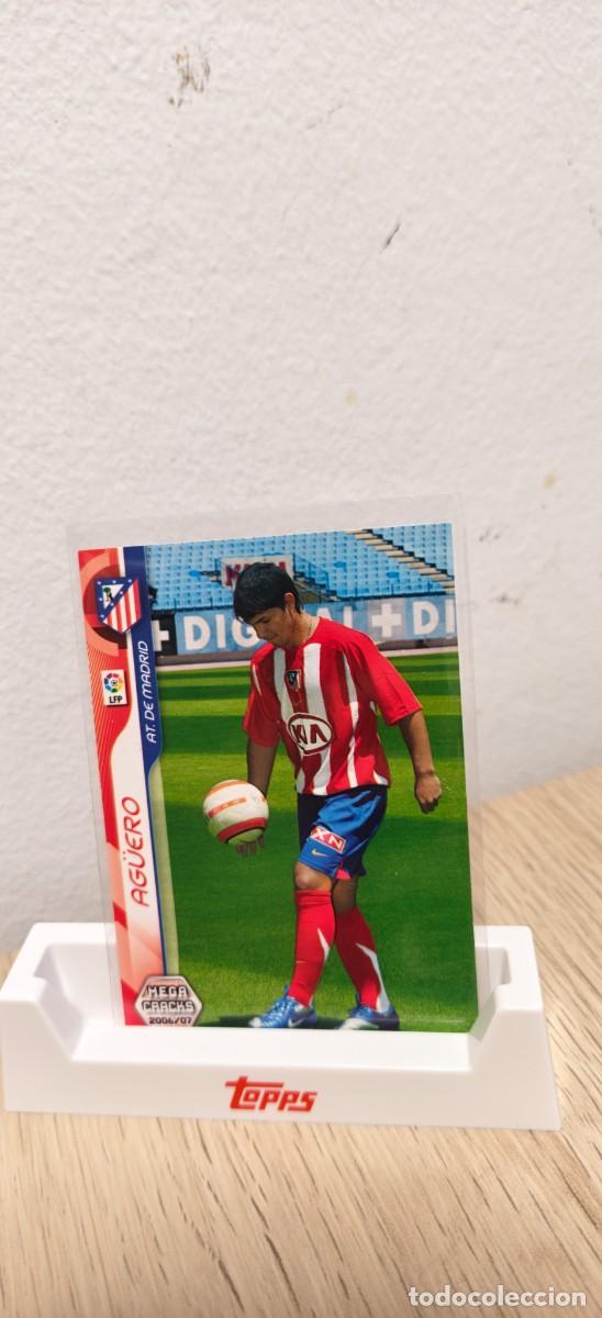 Football Stickers: Sergio &ldquo;Kun&rdquo; Ag&uuml;ero #442 &ndash; Atl&eacute;tico Madrid &ndash; Nuevo Fichaje / Rookie &ndash; Megacracks 2006/07