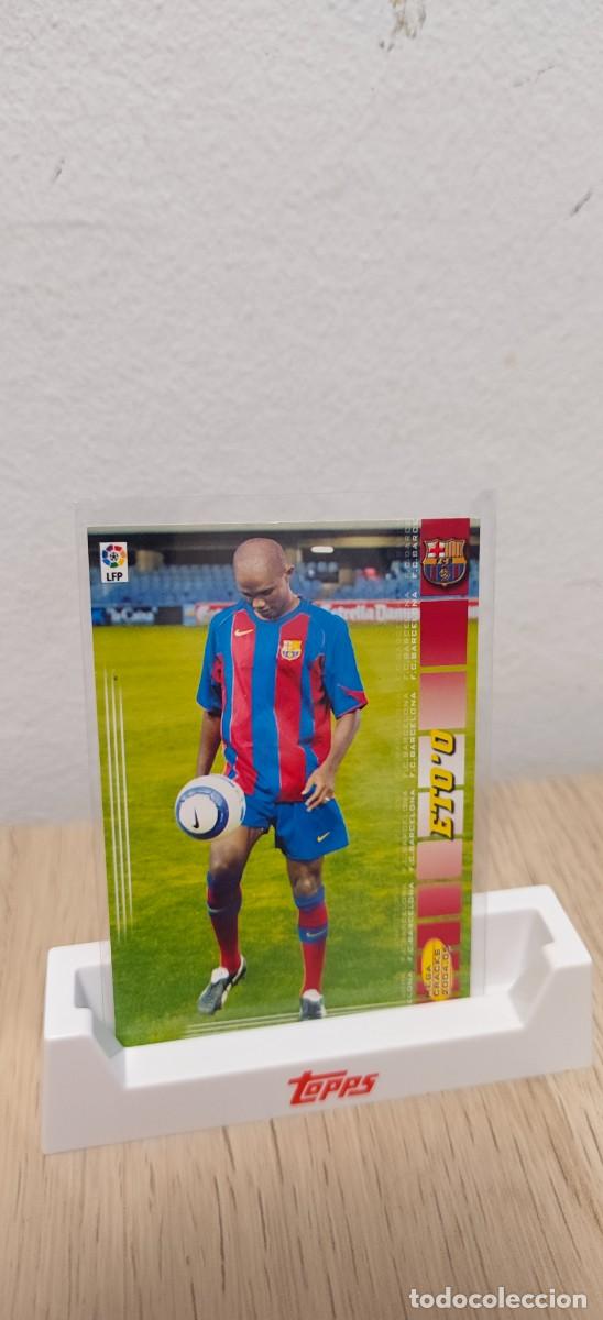 Cromos de f&uacute;tbol: Samuel Eto&rsquo;o #465 &ndash; FC Barcelona &ndash; Nuevo Fichaje &ndash; Megacracks 2004/05