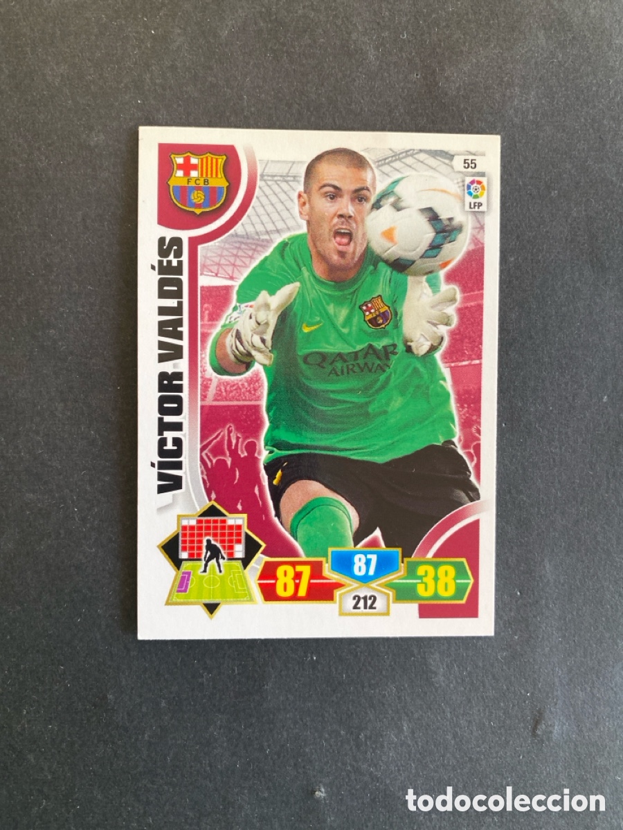 Cromos de f&uacute;tbol: Cromo Adrenalyn 13/14 Barcelona N* 55