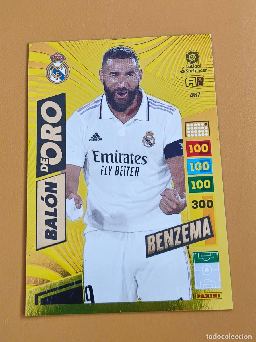 Cromos de f&uacute;tbol: adrenalyn 2022 23 balon oro benzema