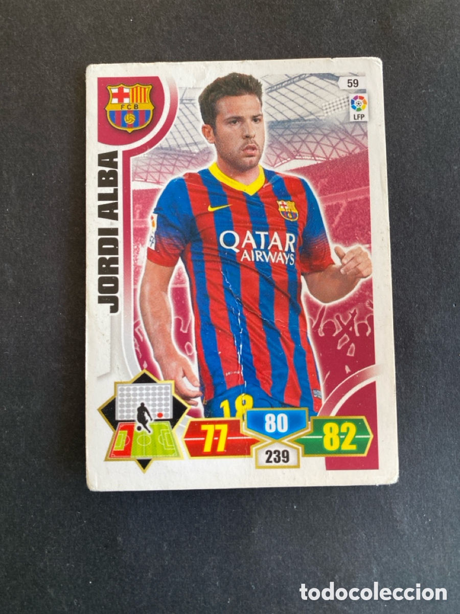 Cromos de f&uacute;tbol: Cromo Adrenalyn 13/14 Barcelona N* 59