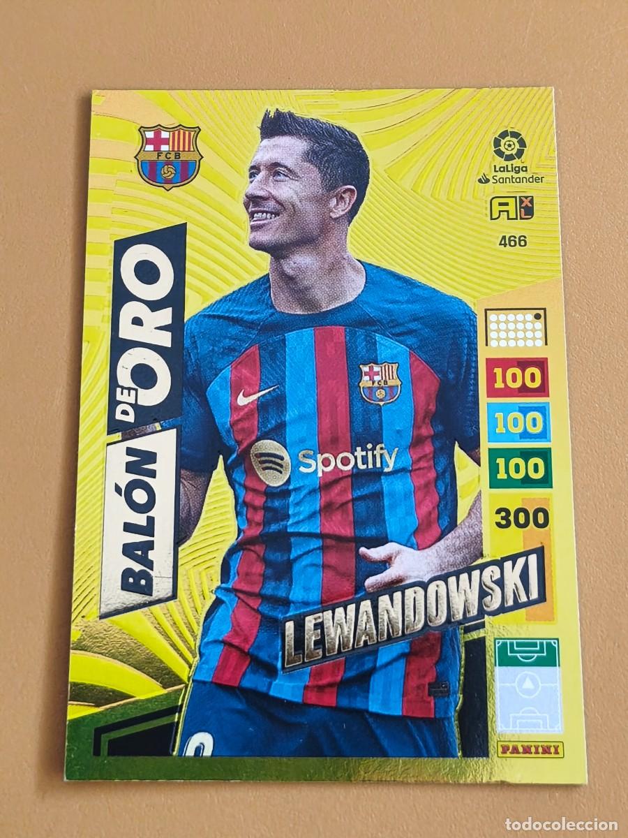 Cromos de f&uacute;tbol: adrenalyn 2022 23 balon oro lewandowski