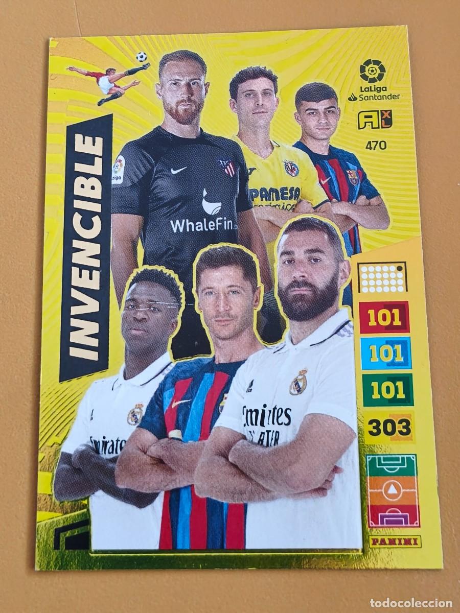 Cromos de f&uacute;tbol: adrenalyn 2022 23 invencible