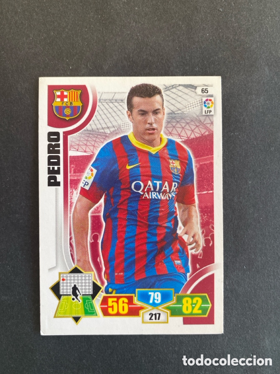 Cromos de f&uacute;tbol: Cromo Adrenalyn 13//14 Barcelona N* 65