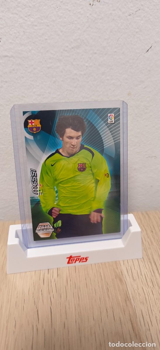 Cromos de f&uacute;tbol: Lionel Messi #404 &ndash; Mega Revelaciones &ndash; FC Barcelona &ndash; Megacracks 2006/07