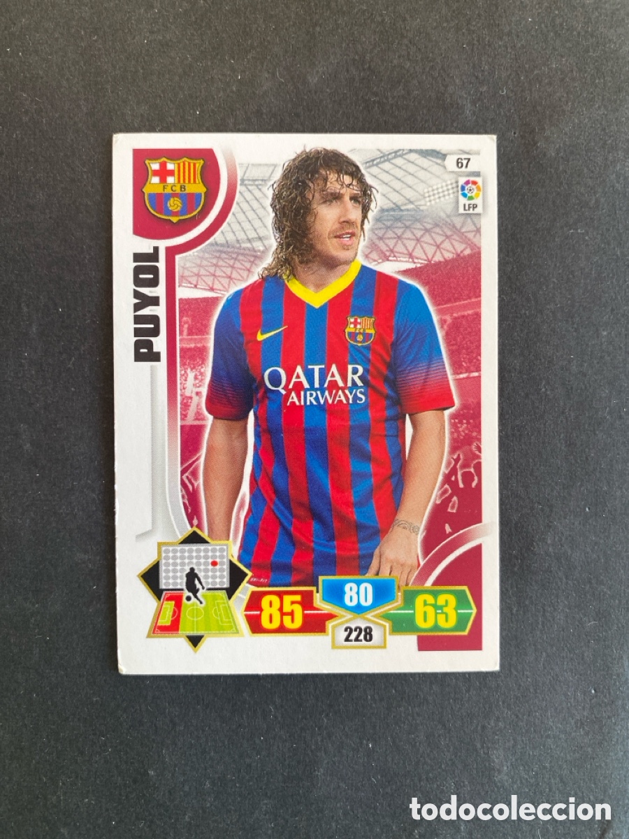 Cromos de f&uacute;tbol: Cromo Adrenalyn 13/14 Barcelona N* 67