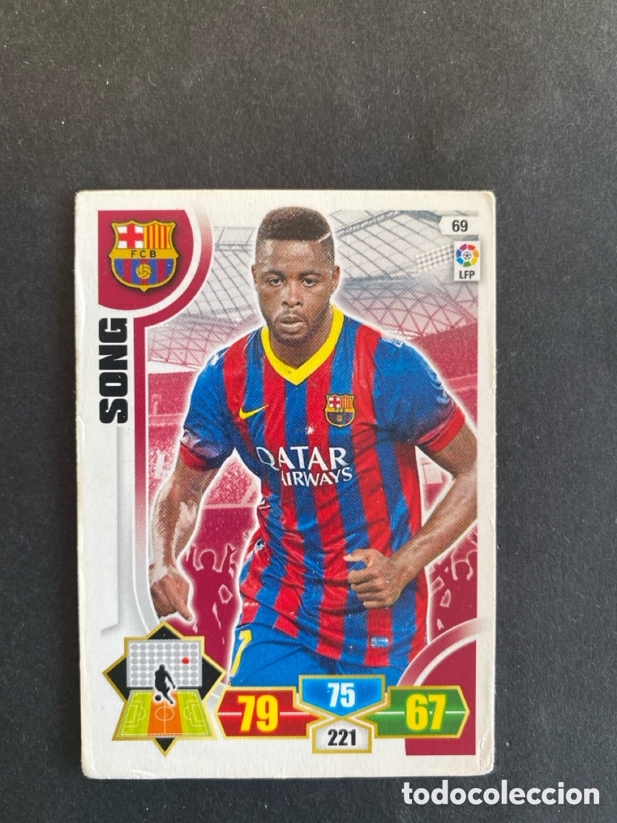 Cromos de f&uacute;tbol: Cromo Adrenalyn 13/14 Barcelona N* 69