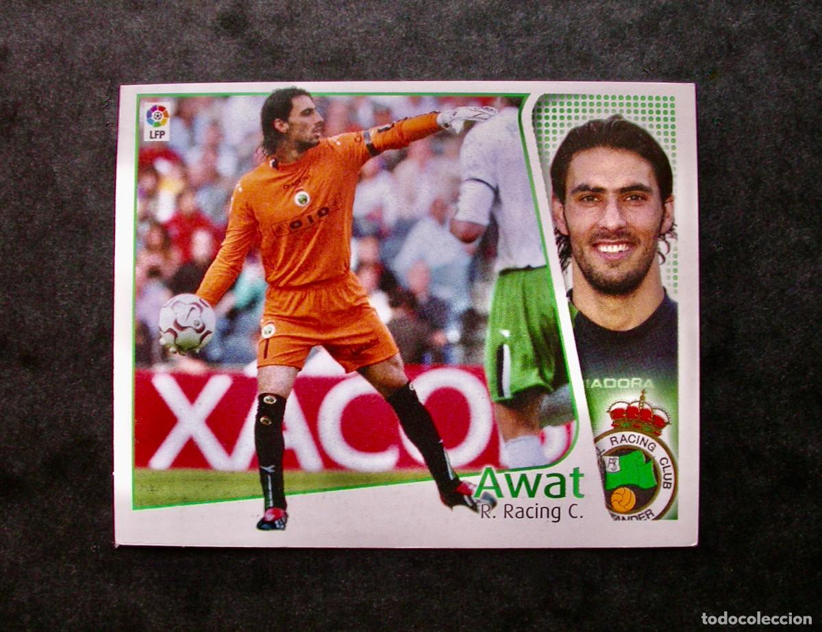 Cromos de Futebol: AWAT / RACING DE SANTANDER / EDICIONES ESTE LIGA 2004-2005 04-05 / NUNCA PEGADO