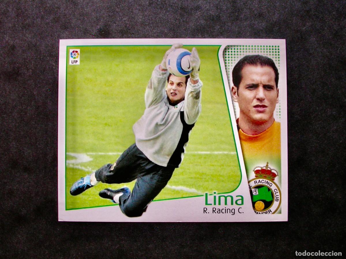 Figurine di Calcio: LIMA / RACING DE SANTANDER / EDICIONES ESTE LIGA 2004-2005 04-05 / NUNCA PEGADO